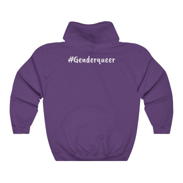 Genderqueer - Unisex Heavy Blend™ Hooded Sweatshirt - Image 14